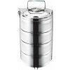 Jídlonosič ORION Jídlonosič termo nerez 4 patra, 16 cm (120959)