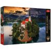 Puzzle Premium Plus - Jezero Bled, Slovinsko, 1000dielikov, 68,3x48cm