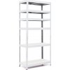 Policový regál Trestles RH 2200x900x600, nosnosť 2100 kg, 6 políc Farba: biela