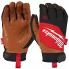 MILWAUKEE Pracovné rukavice kožené HYBRID M/8