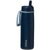 B.box Nerezová termofľaša so slamkou 690 ml Midnight