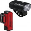 LEZYNE LITE DRIVE 1200+ / STRIP DRIVE PRO 400+ PAIR SATIN BLACK / BLACK