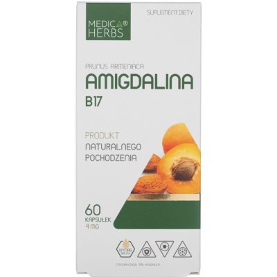 Medica Herbs Amigdalin B17 4 mg 60 kapsúl