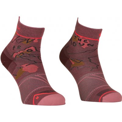 Ortovox ponožky Alpine Light Quarter Socks W mountain rose