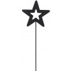 Kovová vianočná hviezda na paličke 10x28cm, 1 ks (Vianočná ozdoba)