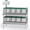 GAUN Klietka pre prepelice dvojposchodová 104,5 x 58,5 x 90 cm + DOPRAVA ZDARMA až na Vašu adresu v hodnote 4,99€