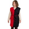 imago Tabard pre deti, červený a čierny, veľkosť 134/140