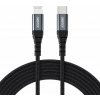 Dátový kábel ChoeTech MFI Certified Type-C to Lightning 2m braid cable (IP0041)
