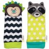 Bblüv Düo Chrastítka na nohu Hedgehog & Racoon