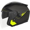 Přilba N129 TRIOM, NOX (černá matná, neon žlutá, vel. XS)