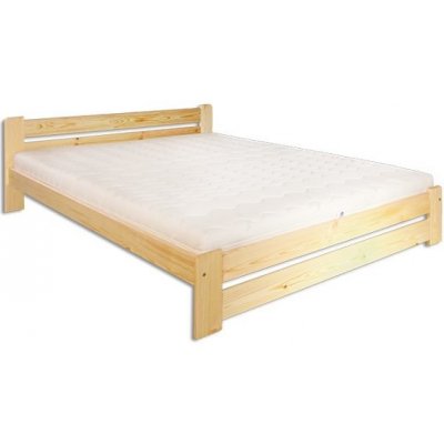 Drewmax Dřevěná postel LK118, 120x200, borovice (Barva dřeva: Olše)