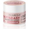Claresa Nude UV/LED gél na nechty Soft & Easy Builder gel Champagne 12 g