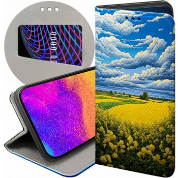 Hello Case Flipové Huawei MAGIC 5 LITE / HONOR X40 / X9A s potlačou KABURA modré mraky