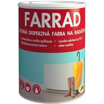 Pam Farrad biela - Farba na radiátory 0,5kg