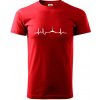 Ekg Jeseníky - Klasické pánske tričko vyššej gramáže - 2XL ( Červená )
