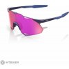 100% Hypercraft XS okuliare, satin storm metallic/Purple Multilayer Mirror