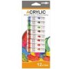Farby akrylové 12 ml sada 12 ks