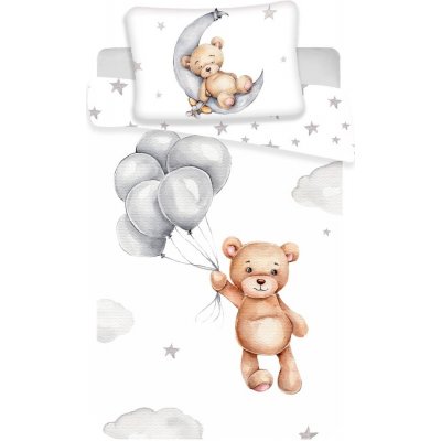 Bavlnené detské obliečky do postieľky 100x135 cm Teddy Bear – Jerry Fabrics