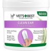 Vet's Best Clean Ear Finger Pads vlhčené obrúsky na čistenie uší 50 ks