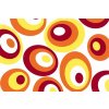 Dimex fototapeta Oranžové ovály XL-360 | 330 x 220 cm (Vliesová fototapeta | lepidlo zdarma)