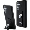 Karl Lagerfeld Saffiano Grip Stand Metal Logo Samsung Galaxy S24 čierne