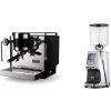 Rocket Espresso Bicocca, black + Eureka Atom Specialty 75, chrome