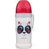 Canpol babies Fľaša športová s nevylievacou slamkou HELLO LITTLE 350 ml béžová