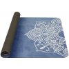 YATE Yoga mat 4 mm modrá - přírodní guma