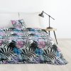 Design 91 PREHOZ NA POSTEĽ MALIBU 200X220 CM KVETY