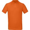 B&C Polokošile Inspire Polo, bio bavlna, krátký rukáv, pánská COT010430u4303-urban orang L Oranžová urban