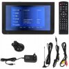 Prenosný 10-palcový televízor TV TFT LED 1080P USB/SD s RCA káblom