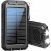 SOLÁRNY POWERBANK NÚDZOVÝ AKUMULÁTOR MOBILNÁ ENERGIA 10000MAH USB