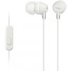 SONY sluchátka MDR-EX15AP, handsfree, bílé MDREX15APW.CE7