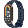 Silikónový remienok pre Xiaomi Smart Band 8 - Tmavomodrý