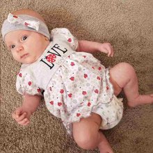New Baby Dojčenské šatôčky LadyBird Sivá