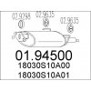 MTS Koncový tlmič výfuku 01.94500