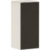 Hansgrohe Xevolos E - Bočná skrinka, 41x89x36 cm, 1 dvierka, pánty vpravo, matná béžová/textilná tmavá sivá 54216660