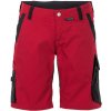 Planam NORIT Pracovné šortky dámske XXL, Červená-Čierna