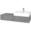 Dreja Kúpeľňová skrinka MODULE SZZ2 120 umývadlo Kube - D20 Galaxy / D20 Galaxy / Pravé
