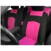 Autopoťahy Tuning 100% ružovo-čierne (velour-textil) Pok-ter