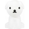 Mr Maria Lampička na baterky SNUFFY LED, 2700K, biela