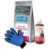 Farmina Vet Life dog Struvite management 12 kg & LAB V Lososový olej pre psov a mačky 1000ml + Rukavica na česanie srsti psov a mačiek ZADARMO!