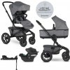 EASYWALKER Kočík kombinovaný Jimmey 2v1 Iris Grey LITE AIR + CYBEX Aton B2 i-Size + základňa VP-F188527
