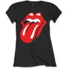 The Rolling Stones tričko Classic Tongue Čierna L