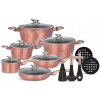 Sada hrncov Edenberg Decorate Your Kitchen z hliníka 15 ks