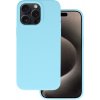 TopQ Zadný kryt Silicone Lite pre iPhone 16 Pro svetlo modrý