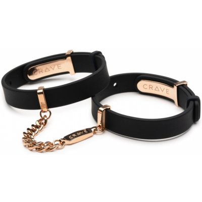 Crave ID Cuffs Black Rose Gold