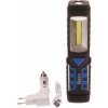 GEKO G15100 Aku LED pracovní svítilna 3W, 12V, 230V, LI-ion