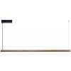 | Immax NEO 07305L - LED stmievateľný luster na lankách MADEIRA 44W/230V Wi-Fi Tuya 202 cm dub | 07305L