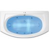ARTTEC TITAN SURF + CHROMO 180 x 100 hydromasážna akrylátová vaňa Česká výroba s predĺženou zárukou